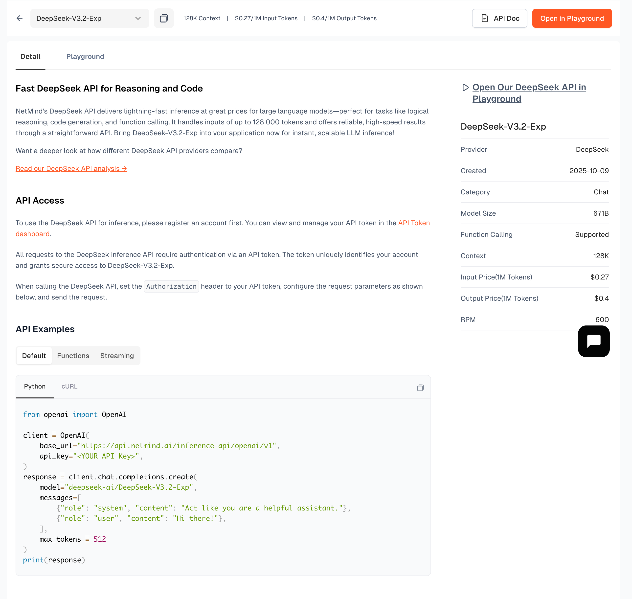 Netmind Deepseek model