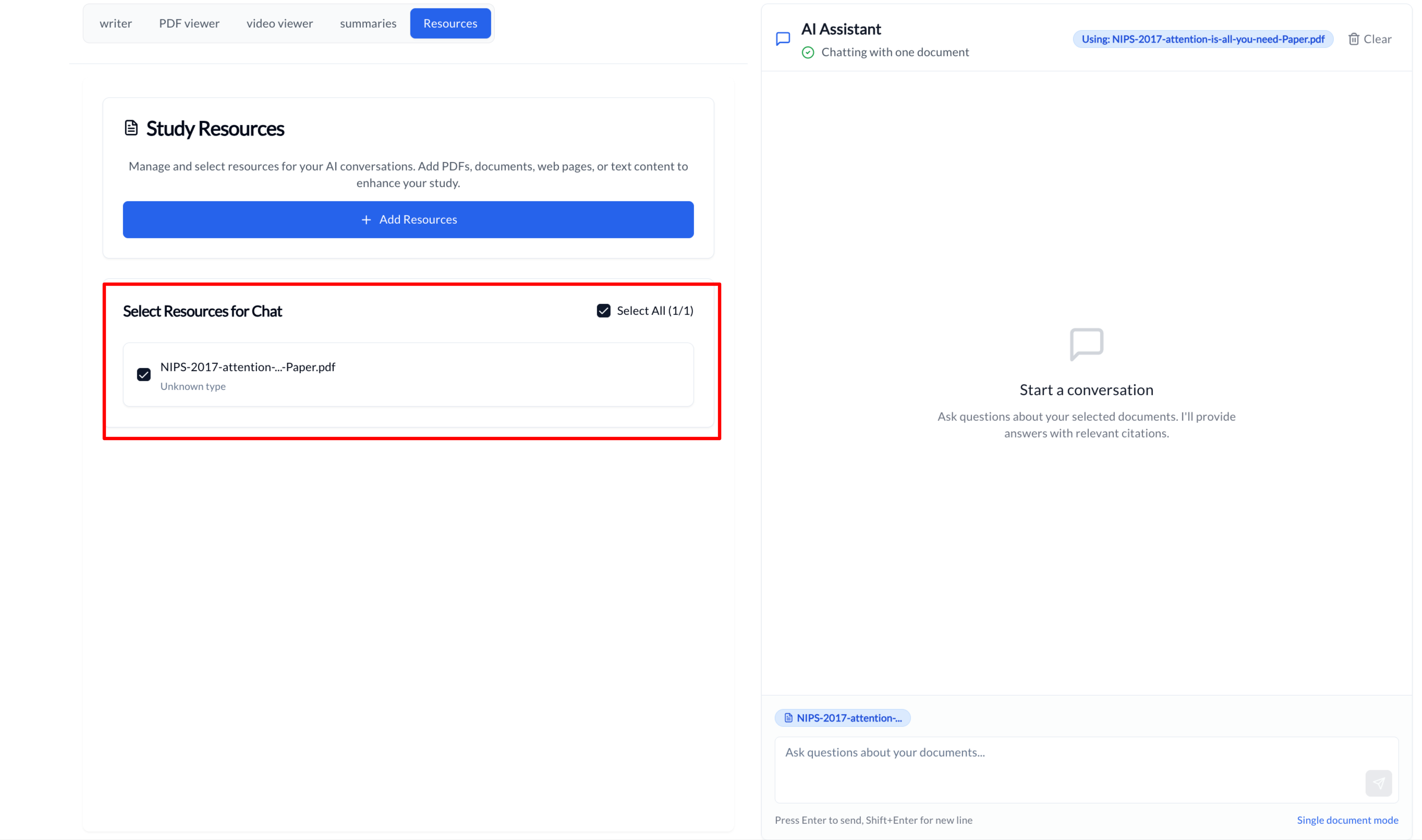 Symbiont resources added